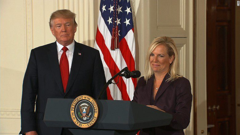 Kirstjen Nielsen Nominated for Secretary of DHS