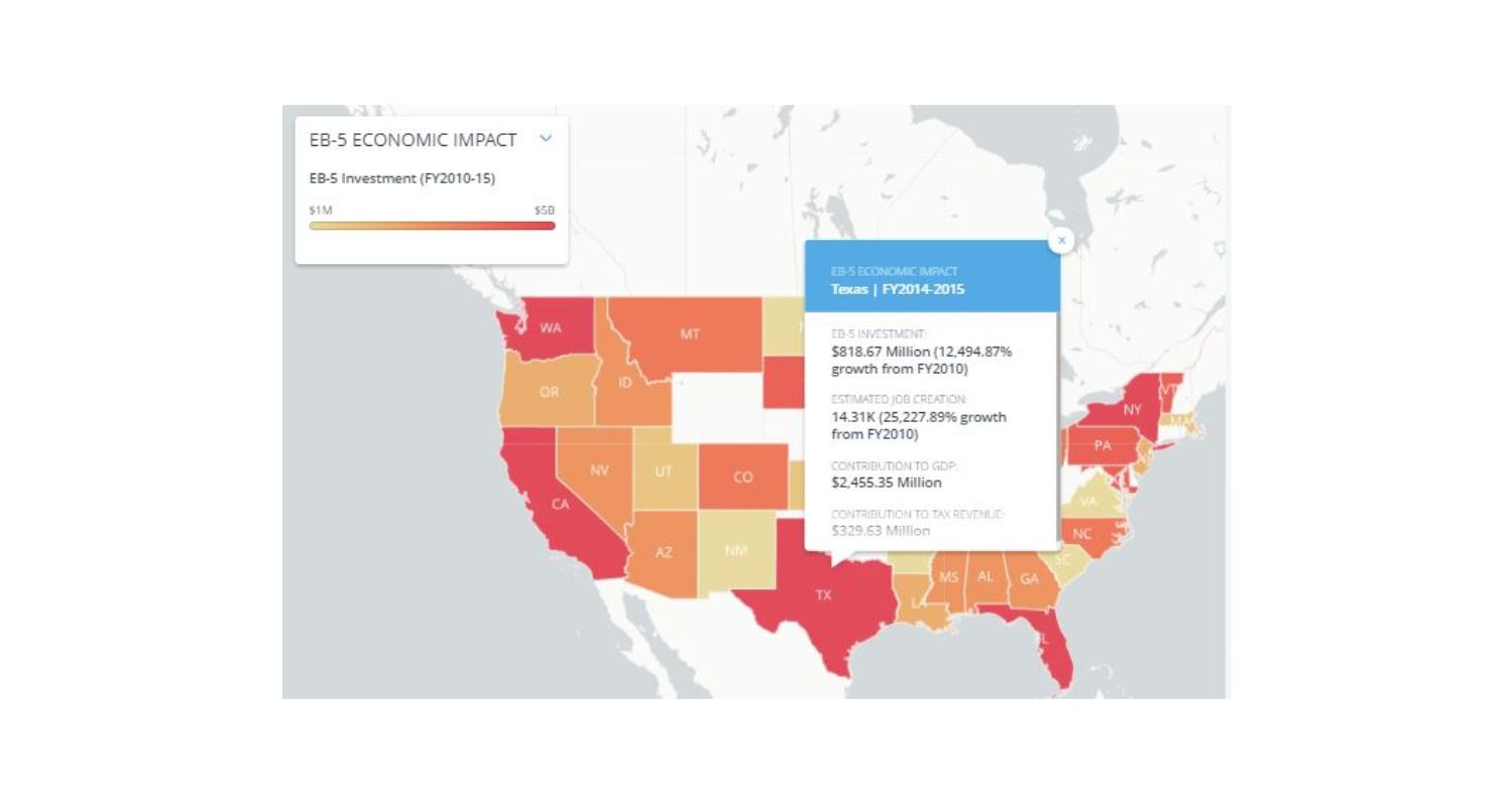 Explore the New IIUSA EB-5 Economic Impact Interactive Map!