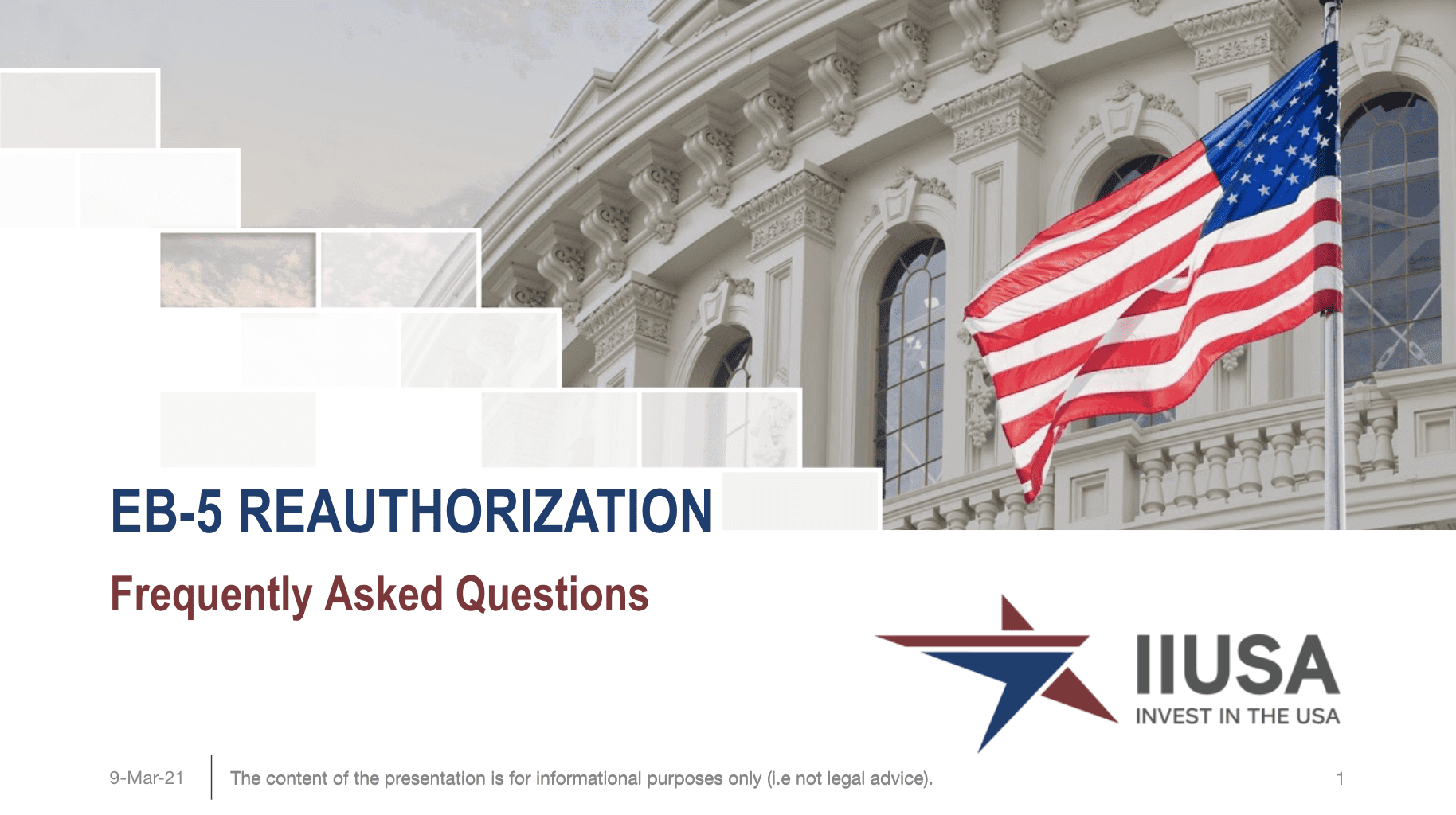 Answering the Industry’s FAQs on EB-5 Reauthorization