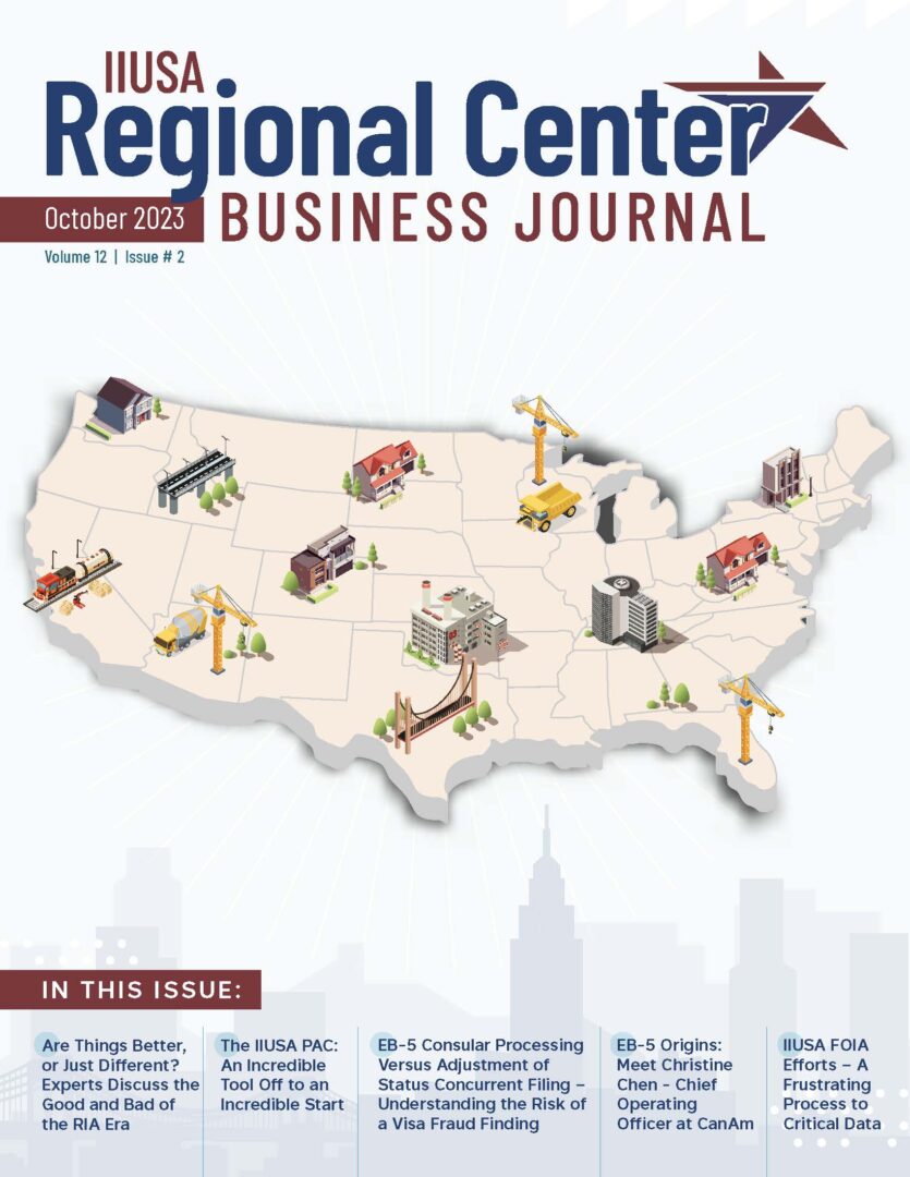 Now Available: Fall 2023 Regional Center Business Journal – EB-5’s Premier Educational Publication