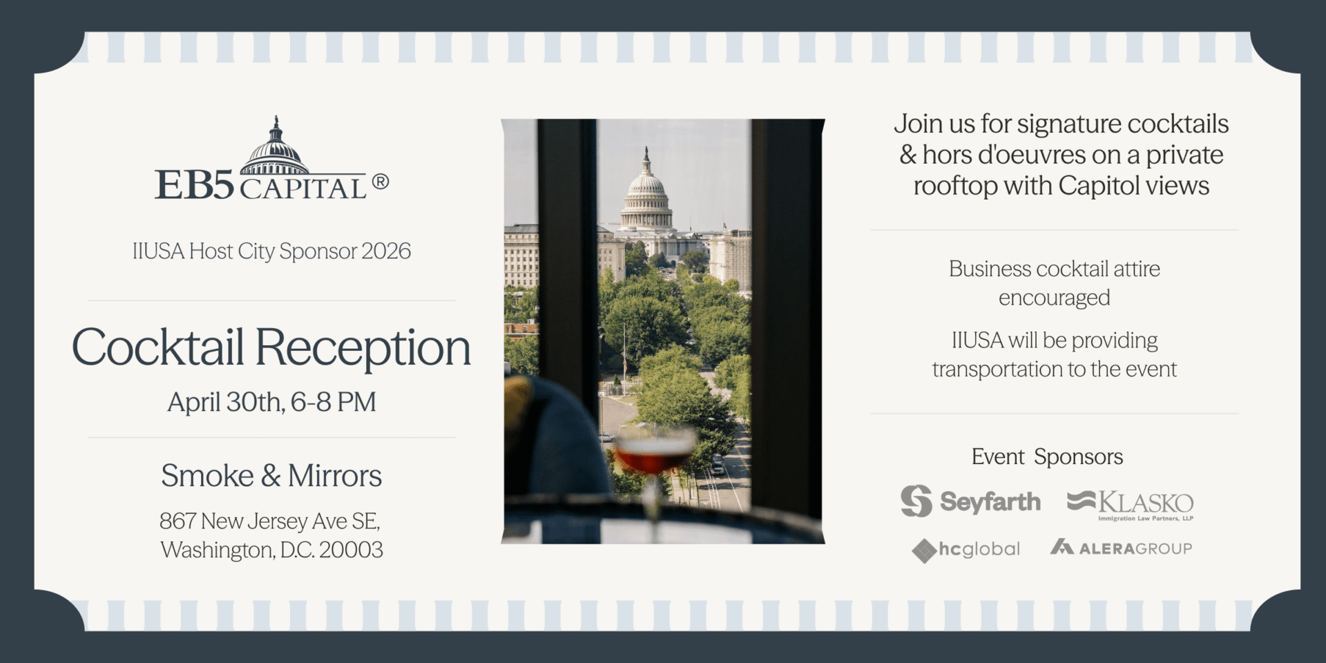 Join EB5 Capital for the Host City Reception at the 2026 EB-5 Industry Forum