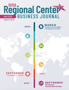 IIUSA Regional Center cover with EB-5 timeline
